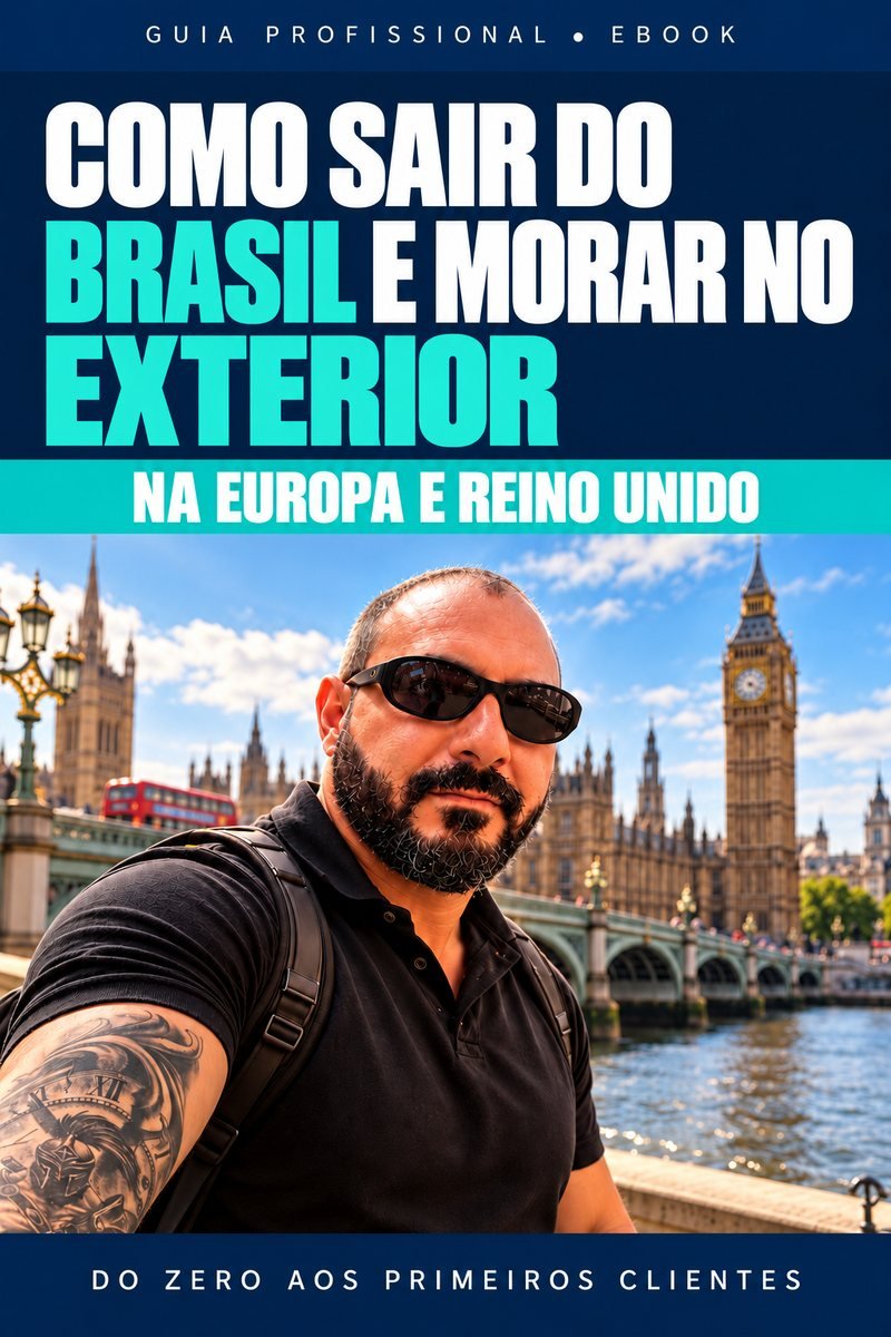 Capa do eBook Como sair do Brasil e morar no exterior