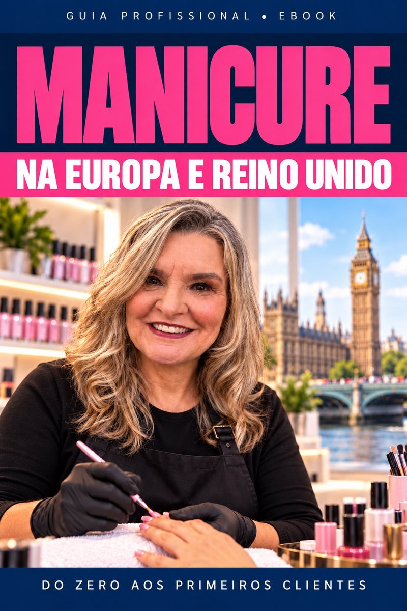 Capa do eBook Manicure: como trabalhar com unhas